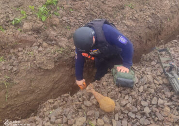 В Ужгородському районі знищили дві мінометні міни часів Другої світової війни