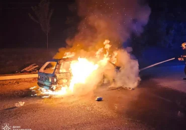 Рятувальники Хуста та Мукачева ліквідували загорання легкових автомобілів