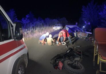 На Закарпатті 17-річний мотоцикліст потрапив у ДТП