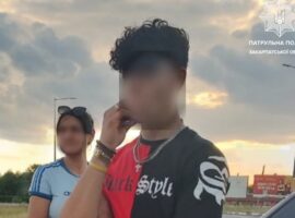 На Ужгородщині притягнули до відповідальності молодика, який порушив швидкісний режим і не мав права керування авто