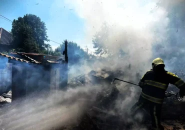 На Мукачівщині вогнеборці ліквідували пожежу в господарській споруді
