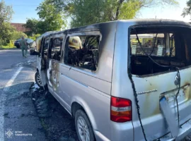 Вогнеборці ліквідували пожежу в автомобілі на трасі Київ–Чоп