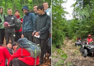 Закарпатські рятувальники допомогли підлітку, який травмувався під час походу