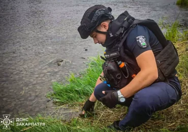 В Ужгороді на набережній жінка знайшла боєприпас часів Другої світової війни