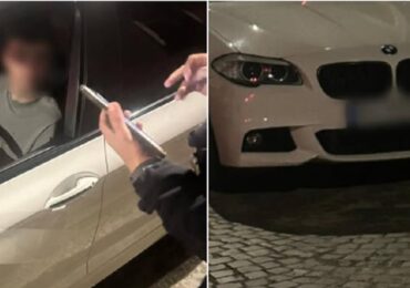 В Ужгороді затримали водія BMW без прав та з ознаками наркотичного сп’яніння
