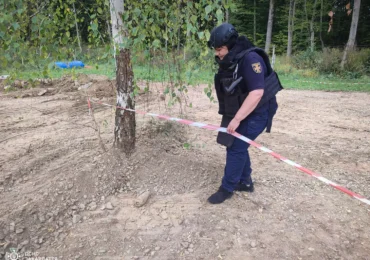 Міну часів Другої світової війни знешкоджено на Ужгородщині