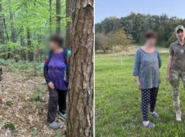 На Хустщині службовий собака Іві розшукав у лісі заблукалу жінку