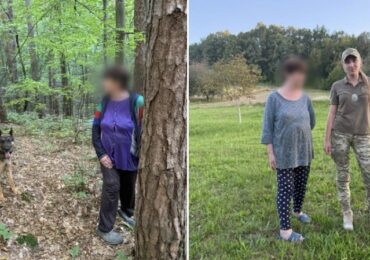 На Хустщині службовий собака Іві розшукав у лісі заблукалу жінку