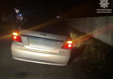 На Ужгородщині виявили водія, який керував із ознаками сп’яніння та всупереч рішенню суду