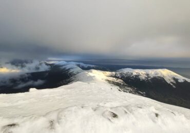 На високогір'ї Карпат температура повітря -3°C