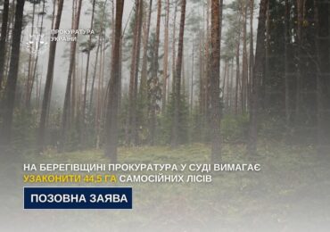 На Закарпатті прокуратура скерувала до суду справу про розкрадання заповідних земель УжНУ