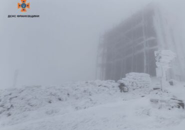 На високогірʼї Карпат температура повітря -4°C