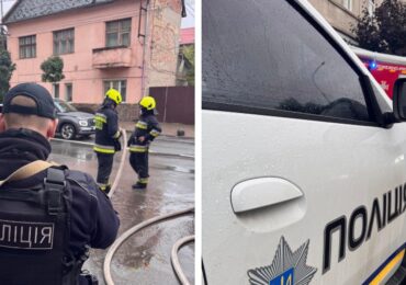 В Ужгороді під час руху загорівся автомобіль на вулиці Собранецькій