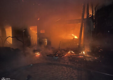 На Тячівщині  вогнеборці запобігли поширенню полум’я на житловий будинок