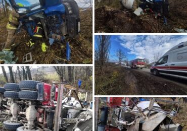 На Берегівщині водій бетонозмішувача дивом вижив після ДТП