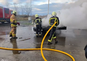 Вогнеборці ліквідували загоряння автомобіля на Берегівщині