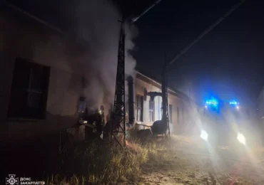 У Хусті горіла столярна майстерня