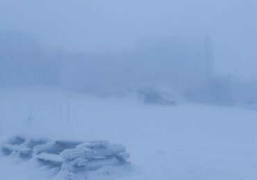 На високогір'ї Карпат температура повітря -3°C