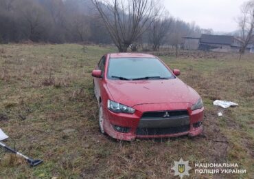 На Тячівщині розшукали викрадений Mitsubishi та затримали злодія