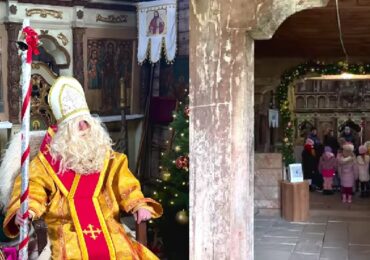 Святий Миколай чекає на діток у своїй Резиденції на території Ужгородський Скансен