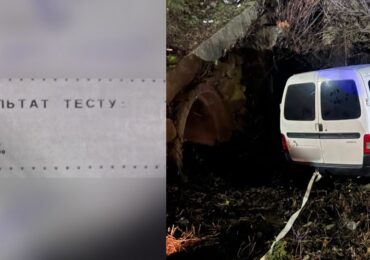 У Мукачеві нетверезий водій з'їхав у кювет