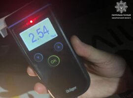 В Ужгороді виявили нетверезого водія