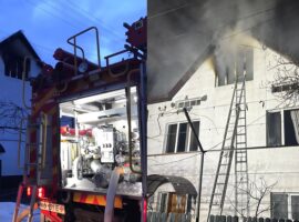 На Хустщині вогнеборці ліквідували пожежу в житловому будинку