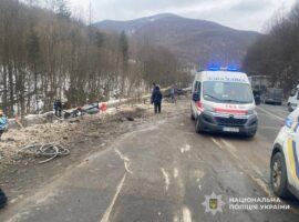 Затримано водія вантажівки, причетного до скоєння смертельної ДТП на Абранському перевалі
