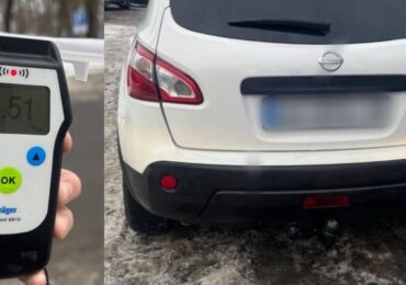 В Ужгороді зупинили водія, який керував п’яним і без прав