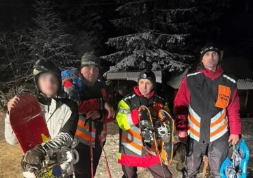 Гірські рятувальники знайшли підлітка, який заблукав на Драгобраті