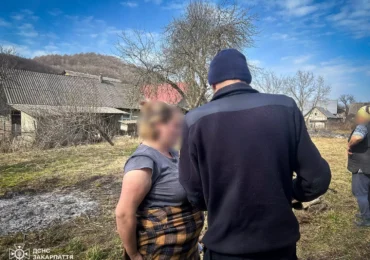 На Тячівщині жінку оштрафують за спалювання сухостою