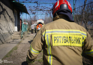 В Ужгороді через спалювання сухої трави ледь не згоріла господарська споруда