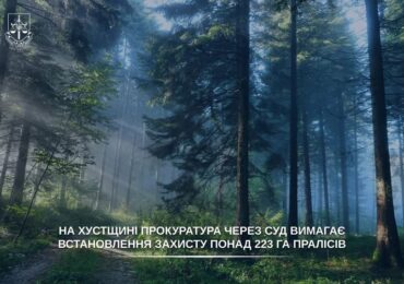 На Хустщині прокуратура через суд вимагає встановлення захисту понад 223 га пралісів