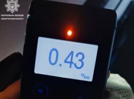 У Мукачеві притягнули до відповідальності нетверезого водія