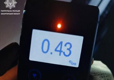 У Мукачеві притягнули до відповідальності нетверезого водія