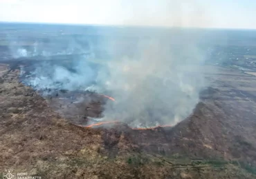 На Закарпатті зростає кількість пожеж сухої рослинності в природних екосистемах