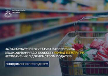 На Закарпатті до бюджету повернули понад 8 млн грн несплачених податків
