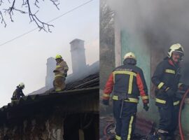 У Берегові вогнеборці ліквідували пожежу в житловому будинку