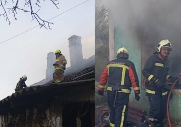 У Берегові вогнеборці ліквідували пожежу в житловому будинку