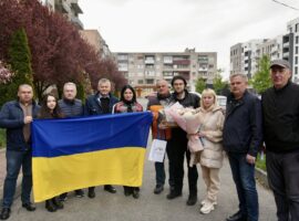 У Тячеві зустріли військовослужбовця, який повернувся з російського полону