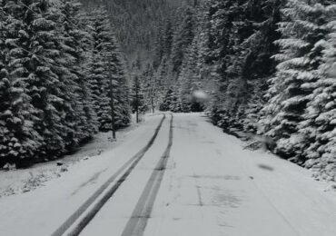 На перевалах Закарпаття ускладнений рух через снігопади: водіїв закликають до обережності