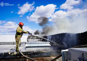 Пожежу на будівництві в Баранинцях ліквідували за 30 хвилин