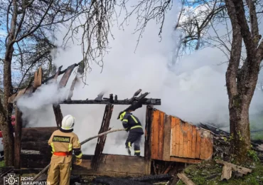 На Тячівщині під час пожежі врятували жінку