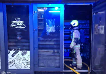 Рятувальники ліквідували загоряння кіоска в Солотвині