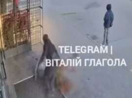 В Ужгороді встановлюють особу молодика, причетного до вандалізму біля фітнес-центру на вулиці Капушанській