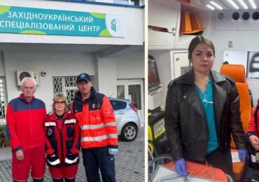 Закарпатські медики транспортували важкохворого хлопчика до Львова