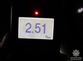В Ужгороді нетверезого водія оштрафували на понад 74 тисячі гривень