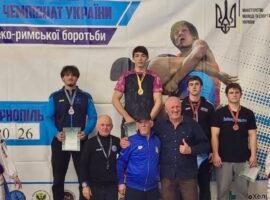 Мукачівець здобув «срібло» чемпіонату України U20 з боротьби