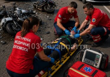 На Берегівщині у ДТП з двома мотоциклами травмувалися троє хлопців