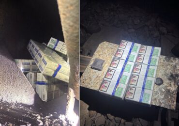 У вантажному потязі на Закарпатті прикордонники знайшли приховані сигарети